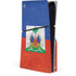 Haitian Flag Distressed PS5 Slim Disk Console Skin